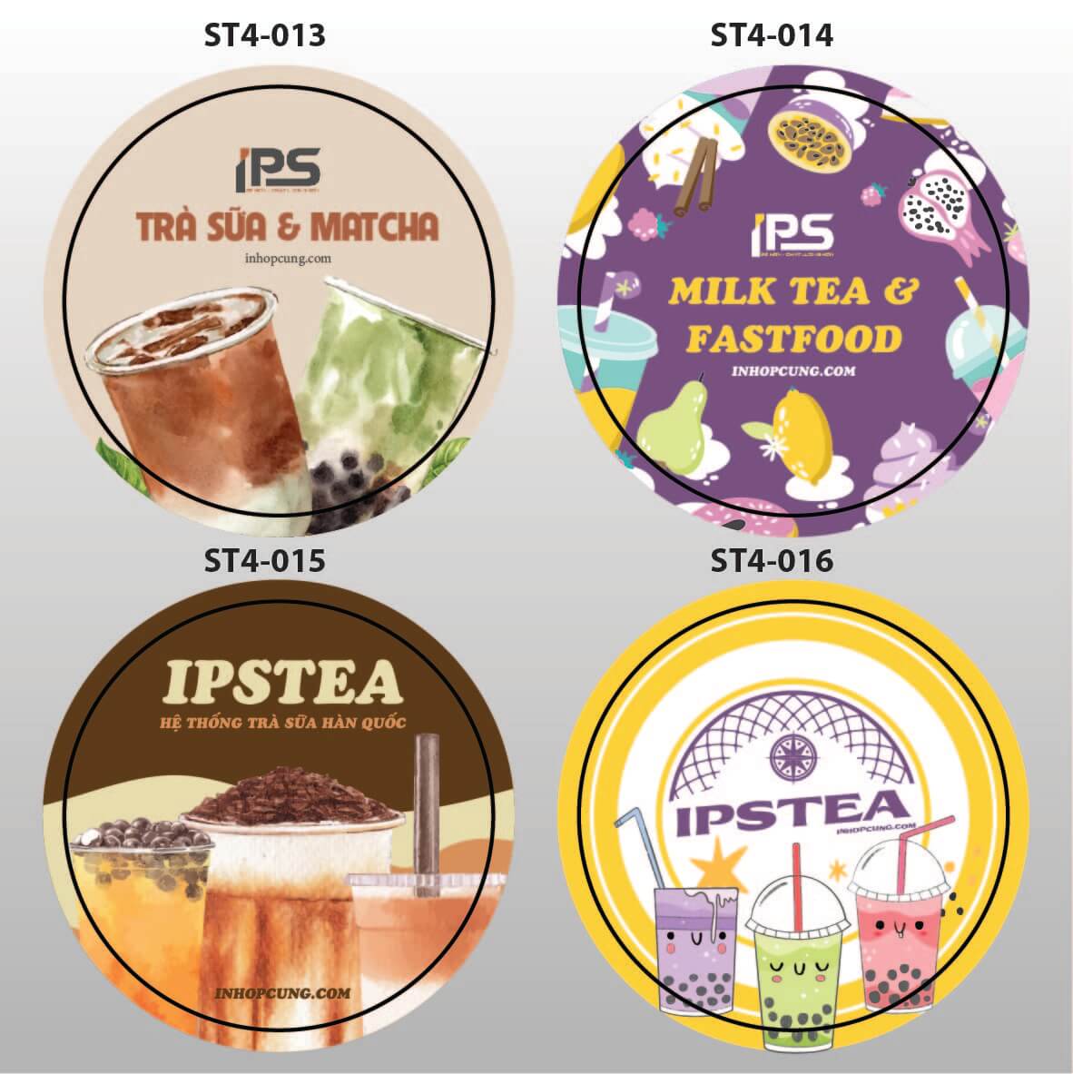 MẪU STICKER - Túi giấy, thẻ cào, hộp giấy